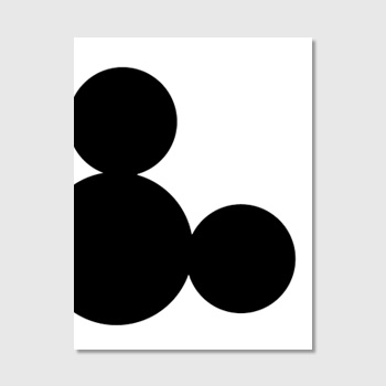 Grafika na płótnie Mickey