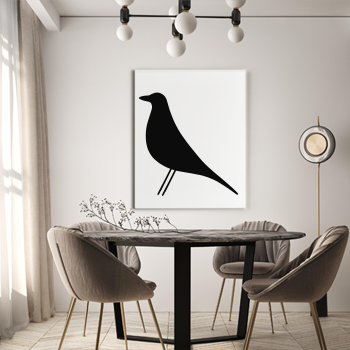 Grafika na płótnie Black Bird