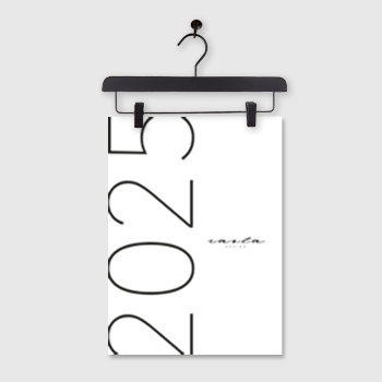 Minimalistyczny kalendarz 2025